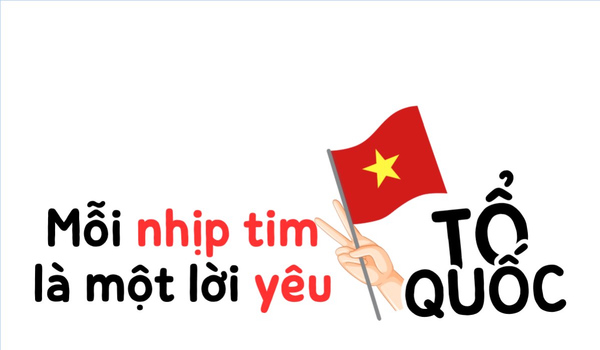 Mẫu Hashtag cầm tay 2/9, Quốc Khánh, lễ hội, Việt Nam, cá nhân, personal style, sự kiện, event, đơn giản, simple — LayerPic