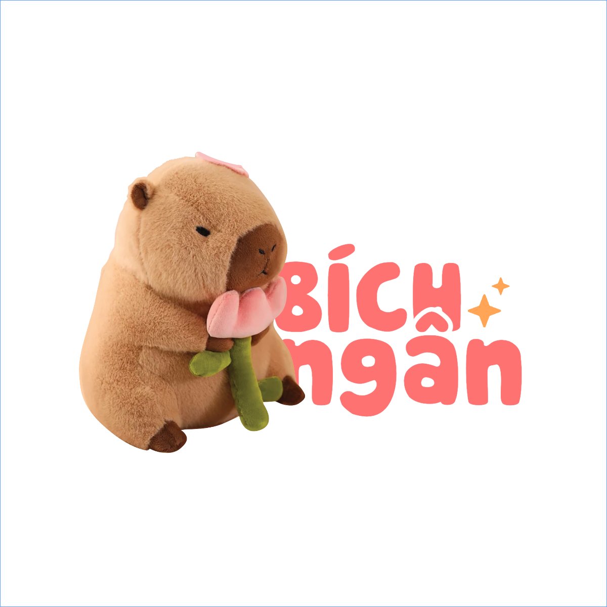 Mẫu Túi canvas Capybara, chuột lang nước, trending, hot, viral, xu hướng, thịnh hành — LayerPic