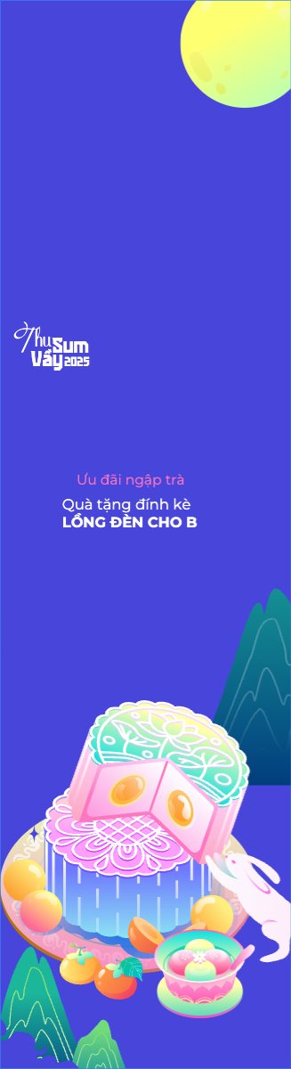Mẫu Cờ phướn Trung thu, Tết Đoàn Viên, mid-autumn festival, sự kiện, event, lễ hội, festival, ẩm thực, food, bánh trung thu, cute, dễ thương — LayerPic