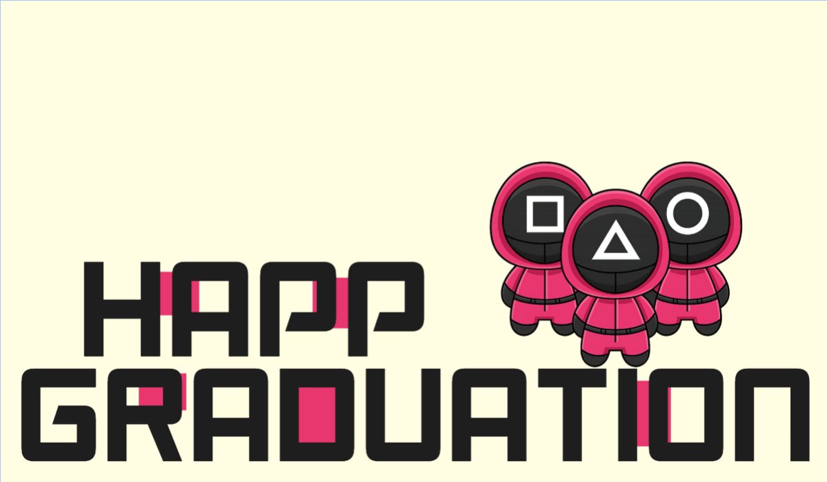Tốt nghiệp, kỉ yếu, Graduation, yearbook, sự kiện, event, giáo dục, education, squid game