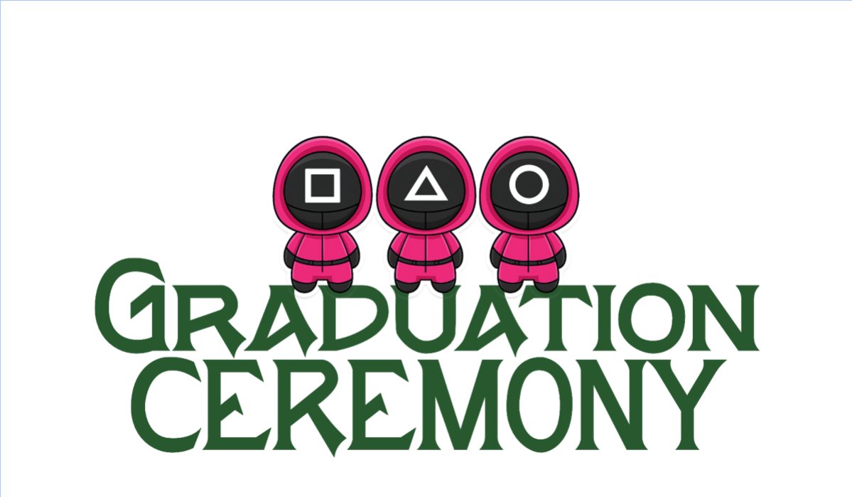 Mẫu Hashtag cầm tay Tốt nghiệp, kỉ yếu, Graduation, yearbook, sự kiện, event, giáo dục, education, squid game — LayerPic