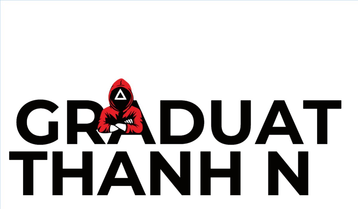 Mẫu Hashtag cầm tay Tốt nghiệp, kỉ yếu, Graduation, yearbook, sự kiện, event, giáo dục, education, squid game — LayerPic