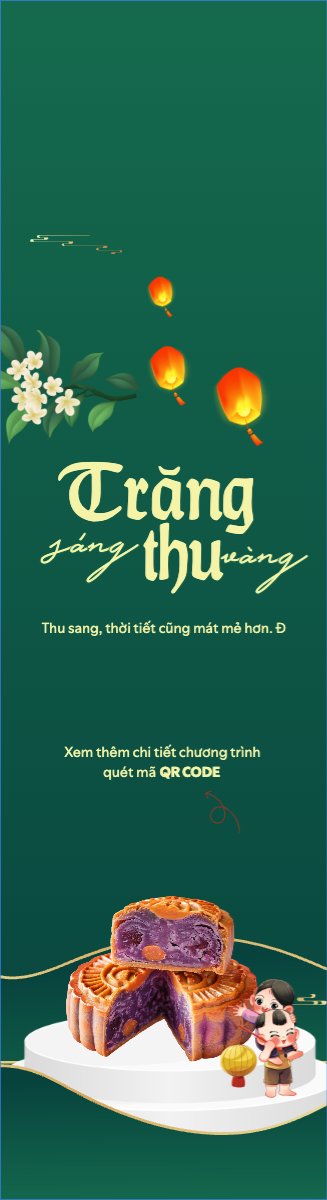 Mẫu Cờ phướn Trung thu, Tết Đoàn Viên, mid-autumn festival, sự kiện, event, lễ hội, festival, ẩm thực, food, bánh trung thu, hiện đại, modern, sang trọng, đơn giản — LayerPic