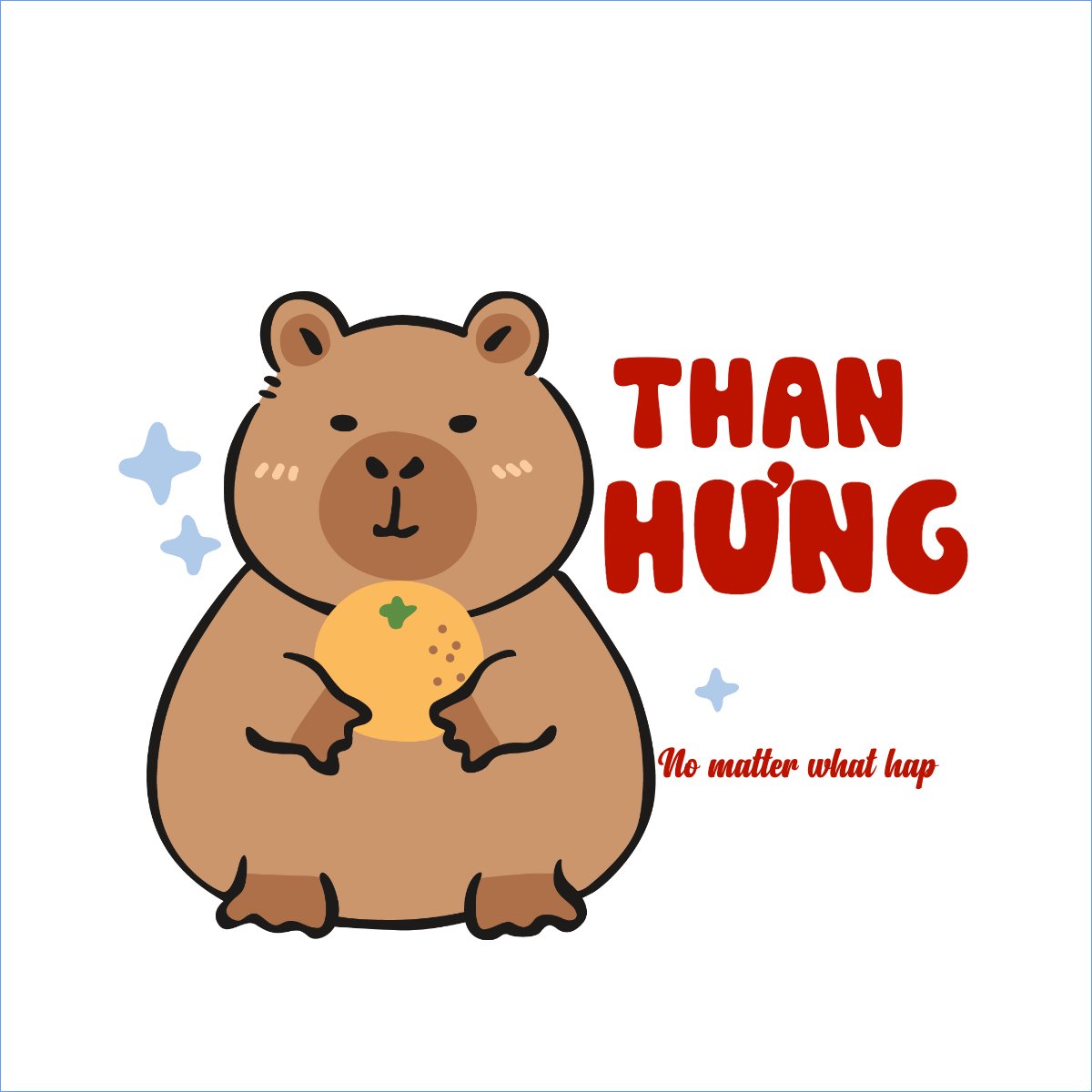 Mẫu Túi canvas Capybara, chuột lang nước, trending, hot, viral, xu hướng, thịnh hành — LayerPic