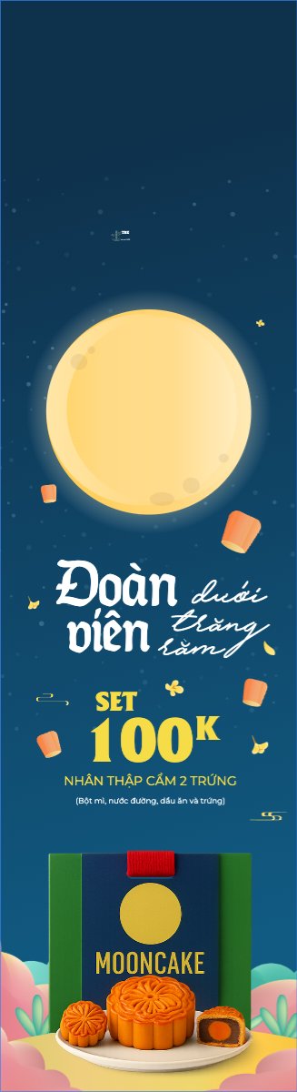 Mẫu Cờ phướn Trung thu, Tết Đoàn Viên, mid-autumn festival, sự kiện, event, lễ hội, festival, ẩm thực, food, bánh trung thu, hiện đại, modern, sang trọng, đơn giản — LayerPic