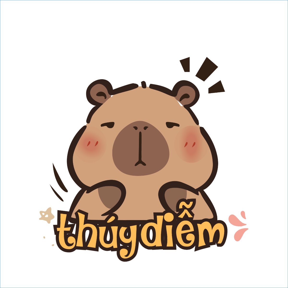 Mẫu Túi canvas Capybara, chuột lang nước, trending, hot, viral, xu hướng, thịnh hành — LayerPic
