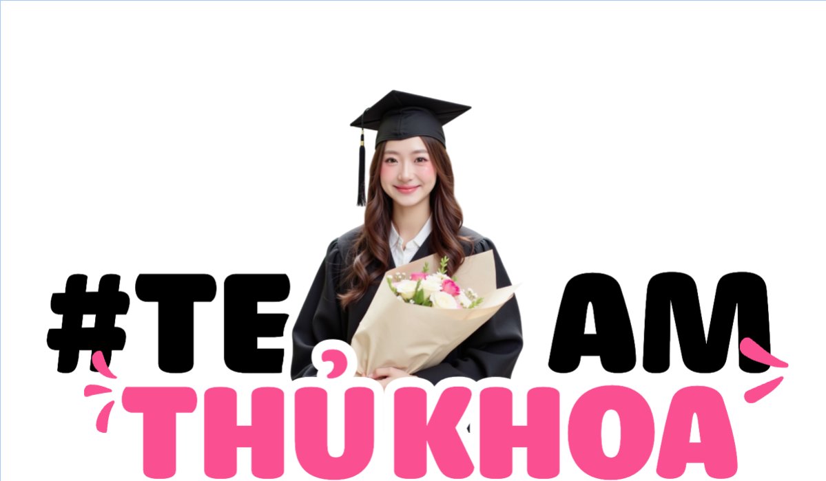 Mẫu Hashtag cầm tay Tốt nghiệp, kỉ yếu, Graduation, yearbook, sự kiện, event, chương trình, entertainment — LayerPic