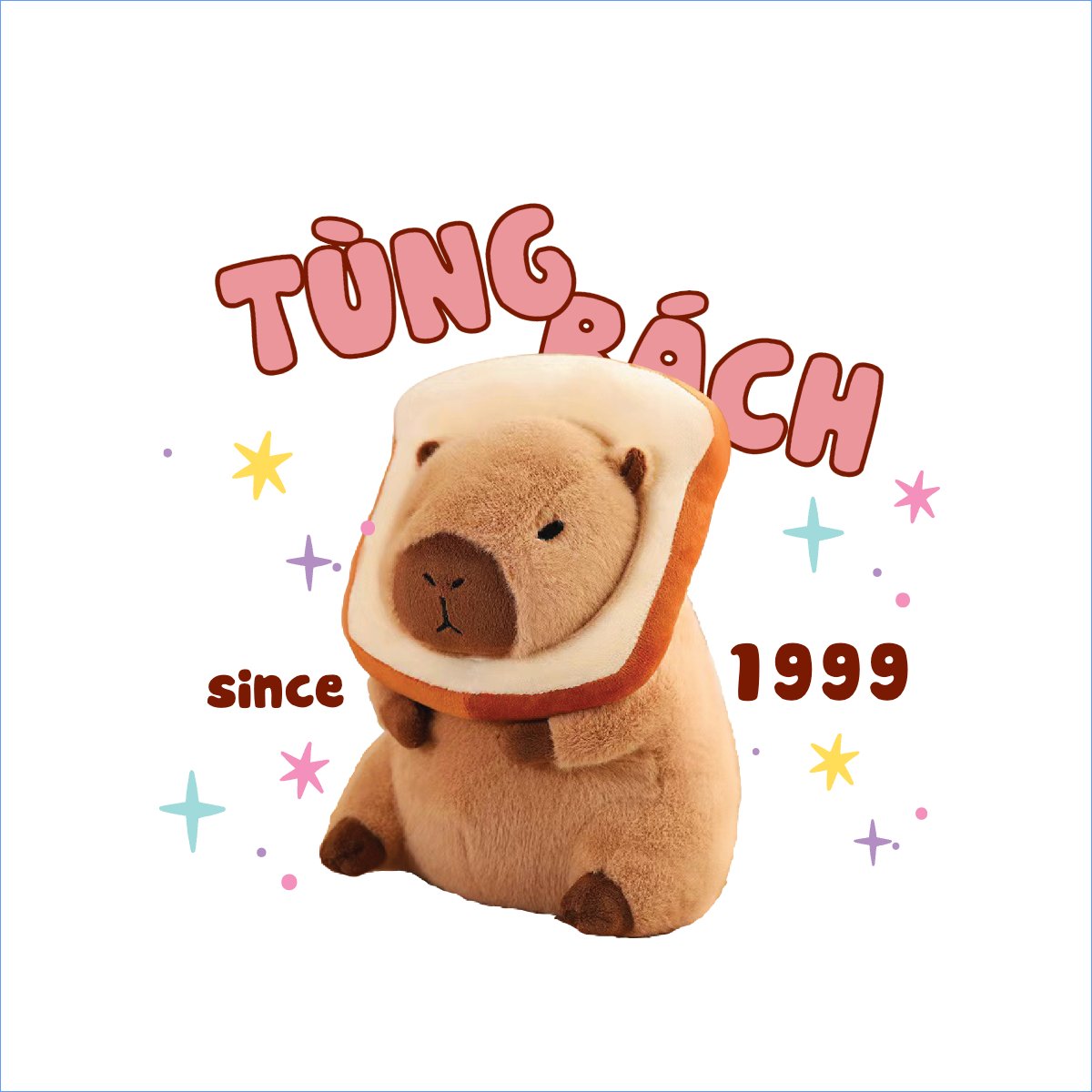 Mẫu Túi canvas Capybara, chuột lang nước, trending, hot, viral, xu hướng, thịnh hành — LayerPic