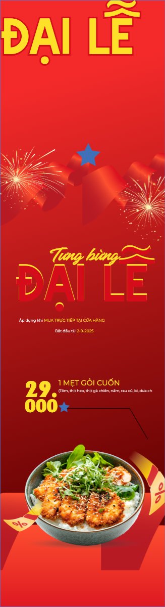2/9, Quốc Khánh, lễ hội, Việt Nam, đồ ăn, food, thực phẩm, ẩm thực, món ăn, F&B, thức ăn, hiện đại, modern