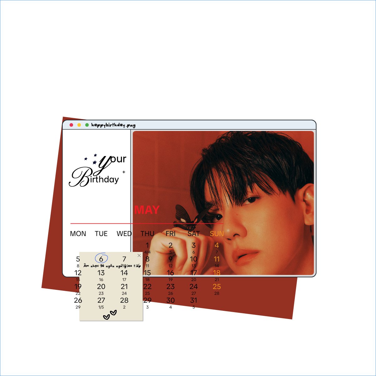 Mẫu Túi canvas Sinh nhật, birthday, trending, hot, viral, xu hướng, thịnh hành — LayerPic