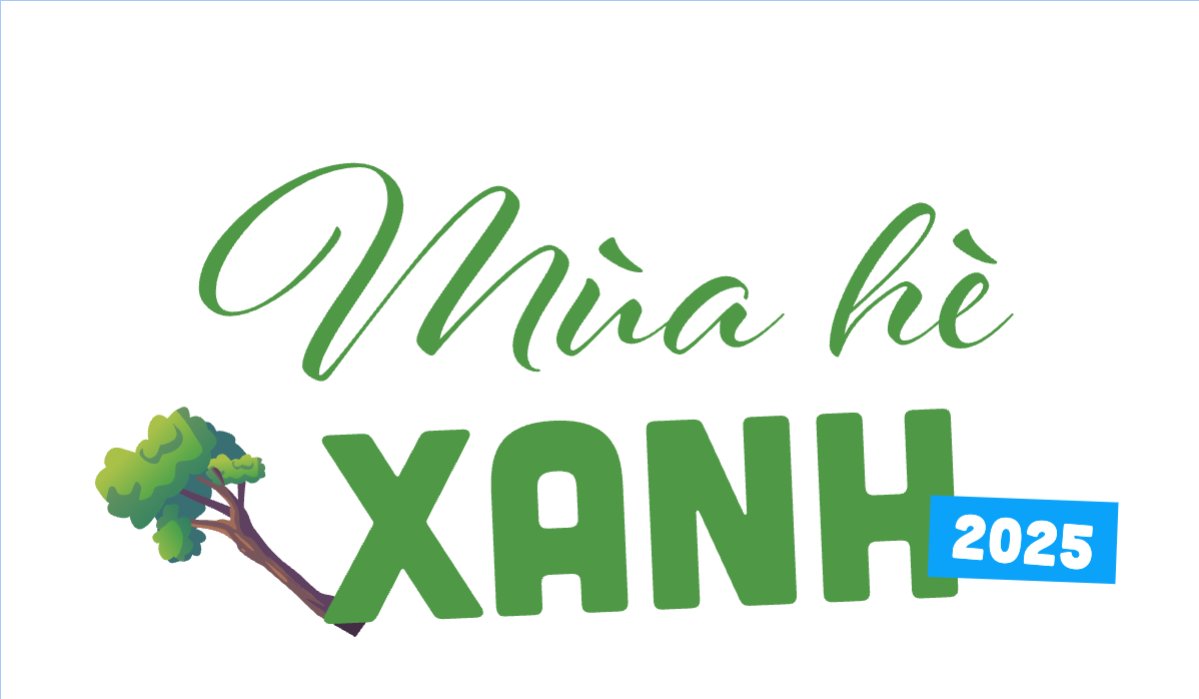 Mẫu Hashtag cầm tay Mùa hè xanh, tình nguyện, bảo vệ môi trường, giáo dục, education, school, trường học — LayerPic