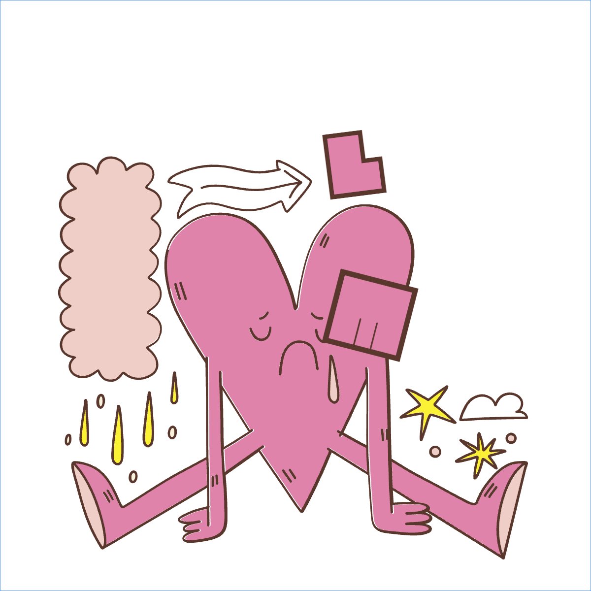 Mẫu Túi canvas Heart, trái tim, tình yêu, love — LayerPic