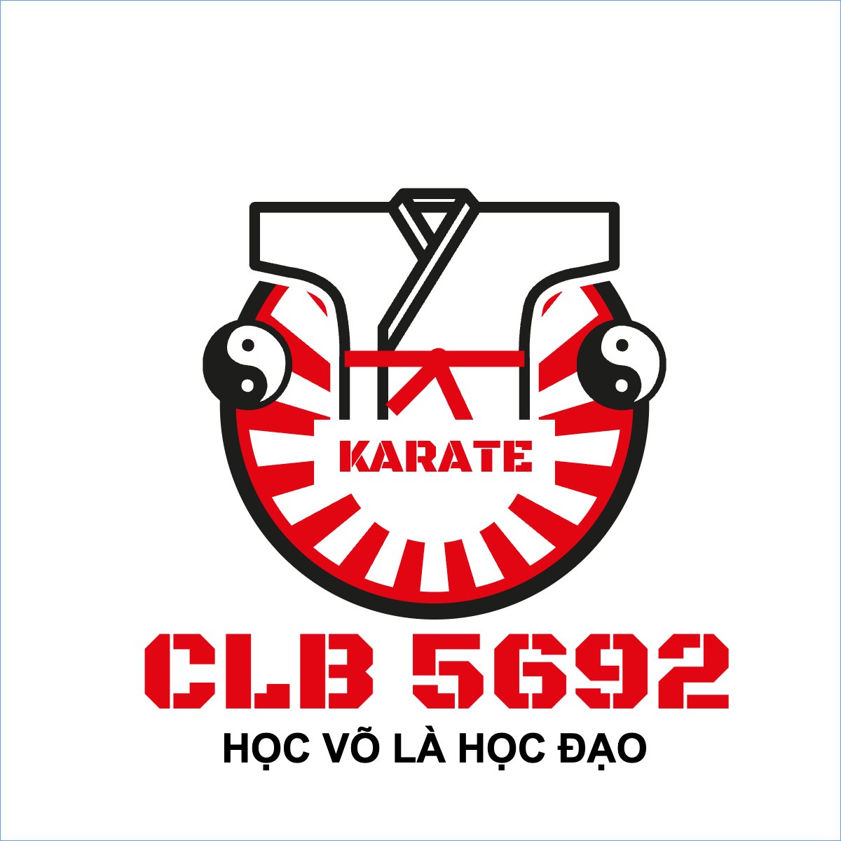 Mẫu Túi canvas Karate, võ thuật, thể thao, sport, hội nhóm, team, tập thể — LayerPic