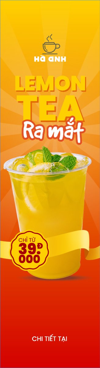 Mẫu Cờ phướn Nước ép, nước uống, juice, giải khát, F&B, drink — LayerPic