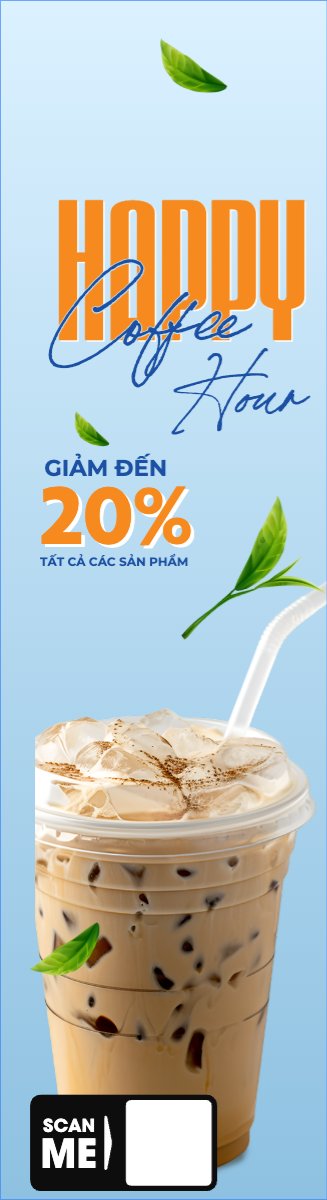 Mẫu Cờ phướn Nước uống, juice, giải khát, F&B, drink, cafe, coffee, cà phê — LayerPic