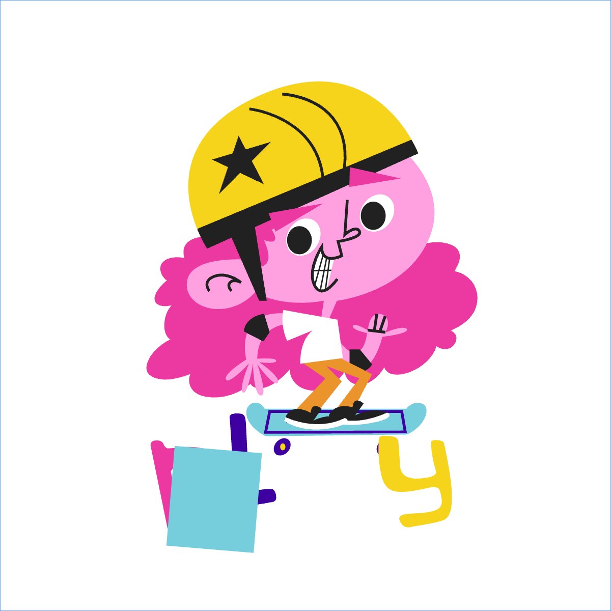 Mẫu Túi canvas Cartoon, hoạt hình, đường phố, streetwear — LayerPic