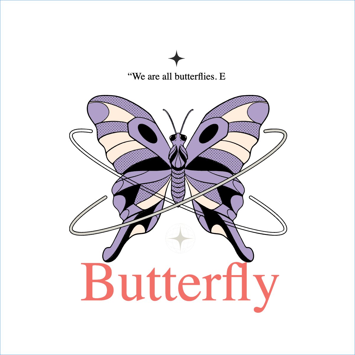 Mẫu Túi canvas Bướm, butterfly, trending, hot, viral, xu hướng, thịnh hành — LayerPic