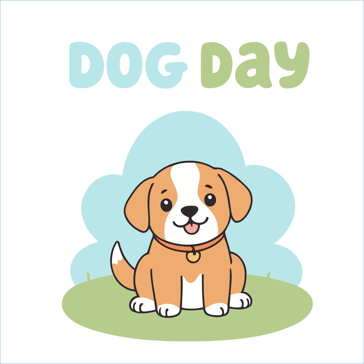 Mẫu Túi canvas Ngày của cún, dog day, sự kiện, event, cá nhân, nhân vật, personal style, signature — LayerPic