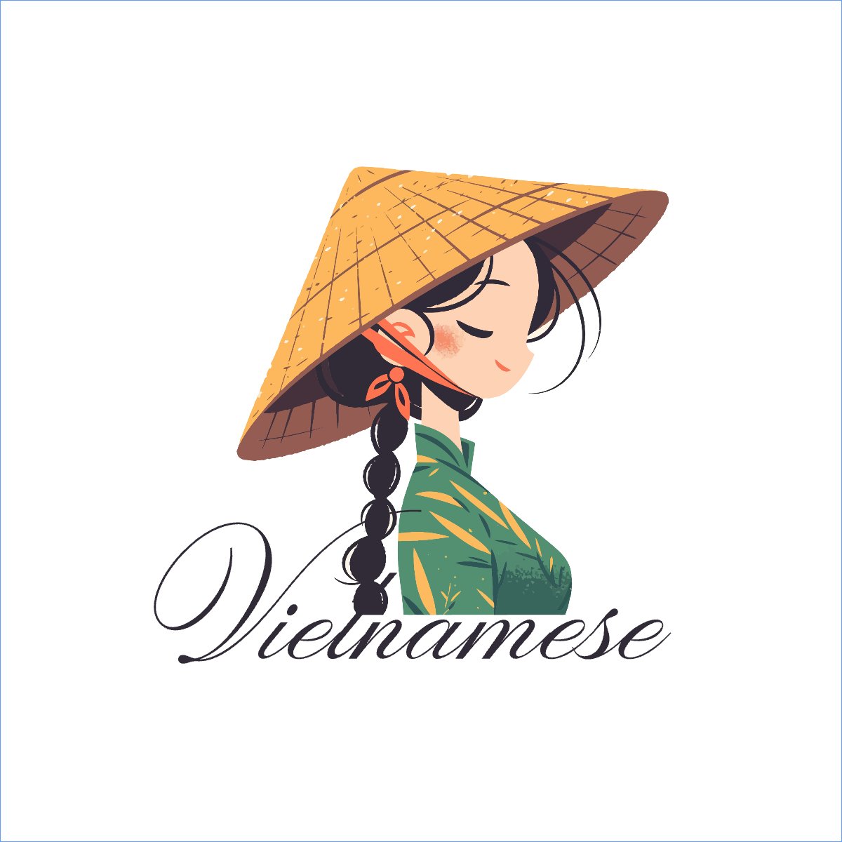 Mẫu Túi canvas Girl, cô gái, cá nhân, nhân vật, personal style, signature — LayerPic