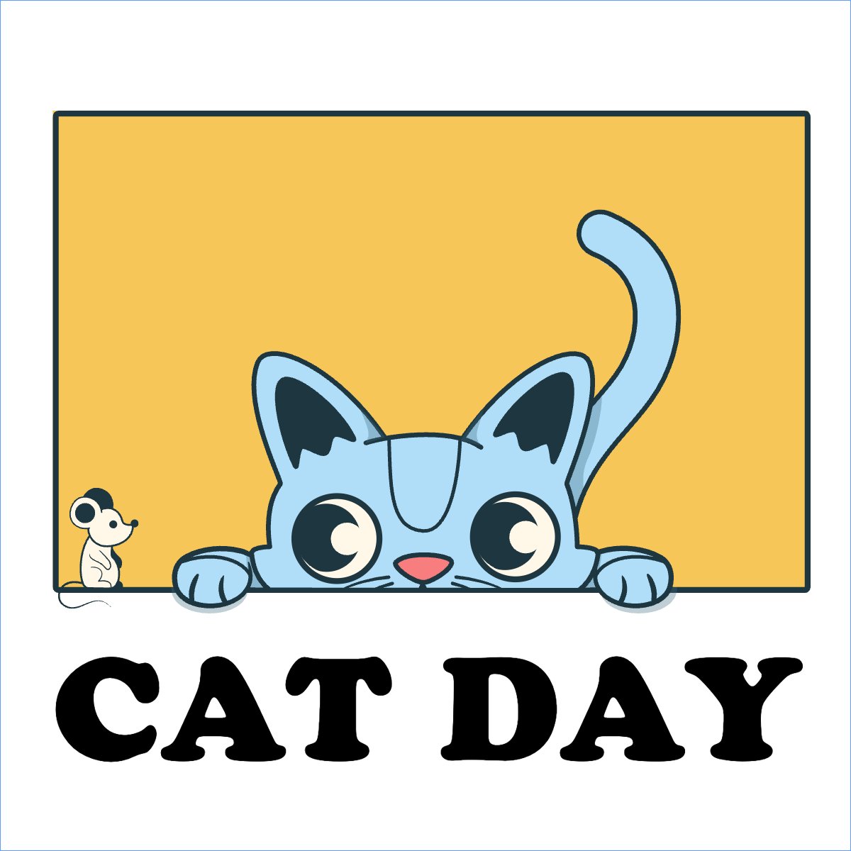 Mẫu Túi canvas Mèo, cat, cat day, sự kiện, event — LayerPic