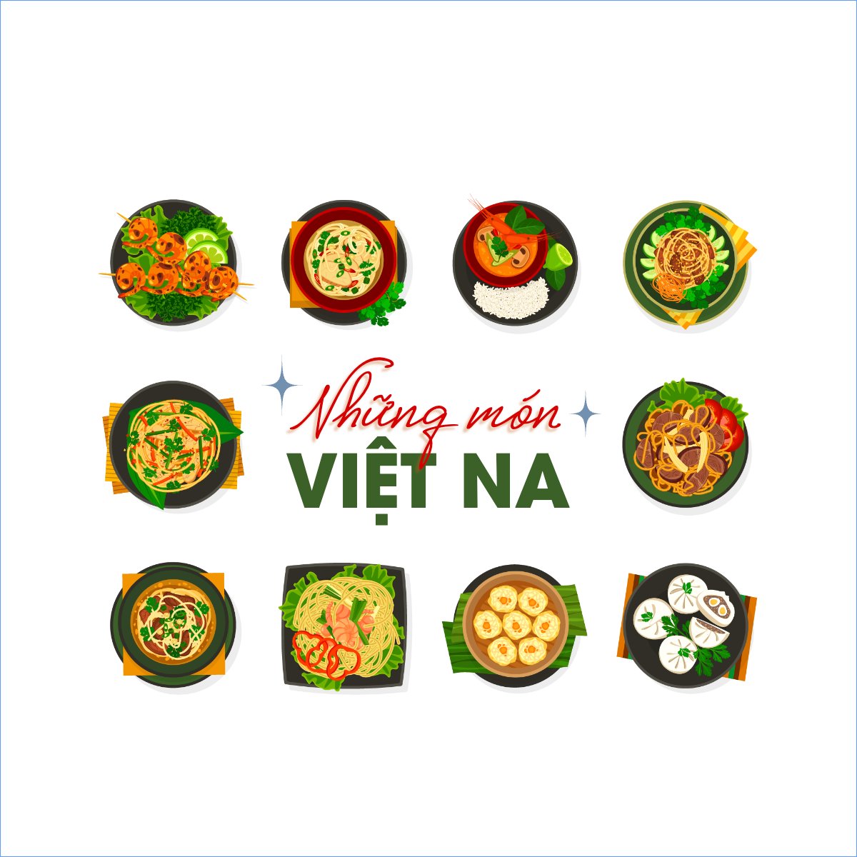 Mẫu Túi canvas Món ăn Việt Nam, đặc sản, du lịch, travel, tourism — LayerPic