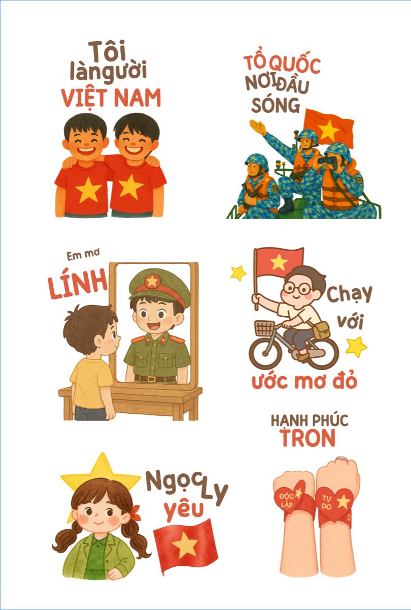 Mẫu Nhãn Sticker 2/9, Quốc Khánh, lễ hội, Việt Nam, sự kiện, event, dễ thương, cute — LayerPic
