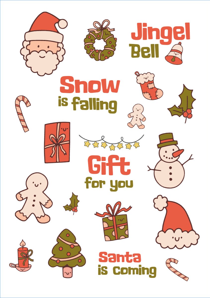 Mẫu Nhãn Sticker Giáng sinh, Christmas, Noel, 25/12, sự kiện, event, chương trình — LayerPic