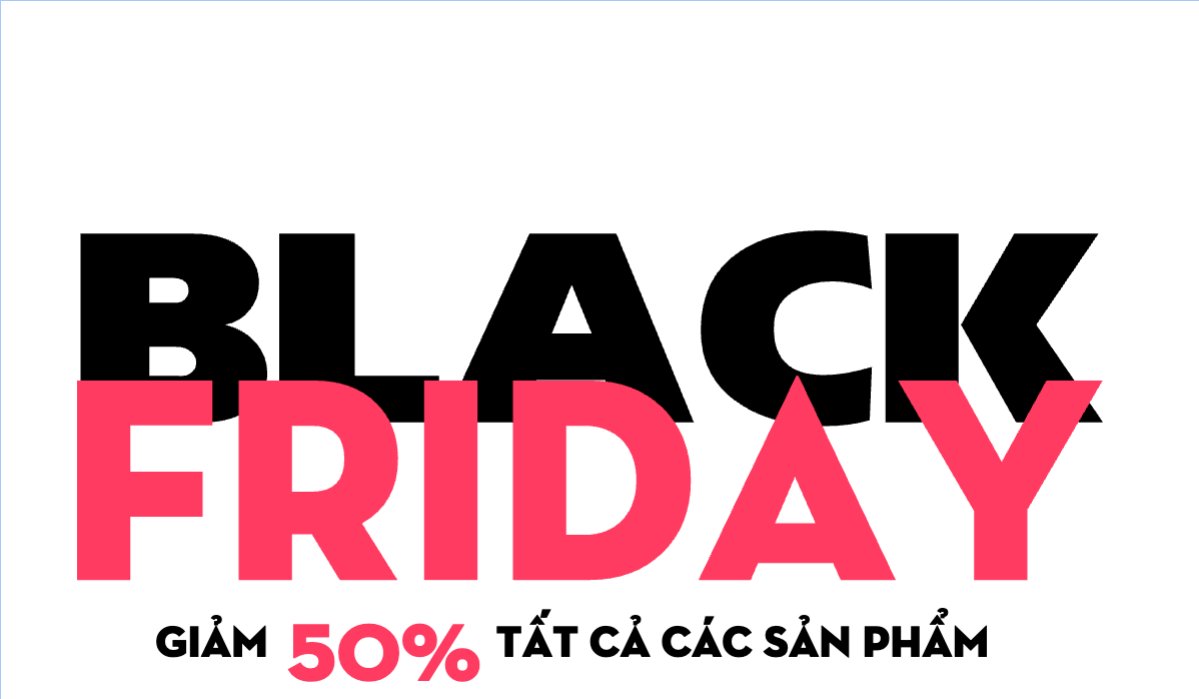 Mẫu Hashtag cầm tay Black Friday, sự kiện, event, chương trình, sale, thứ 6 đen tối — LayerPic