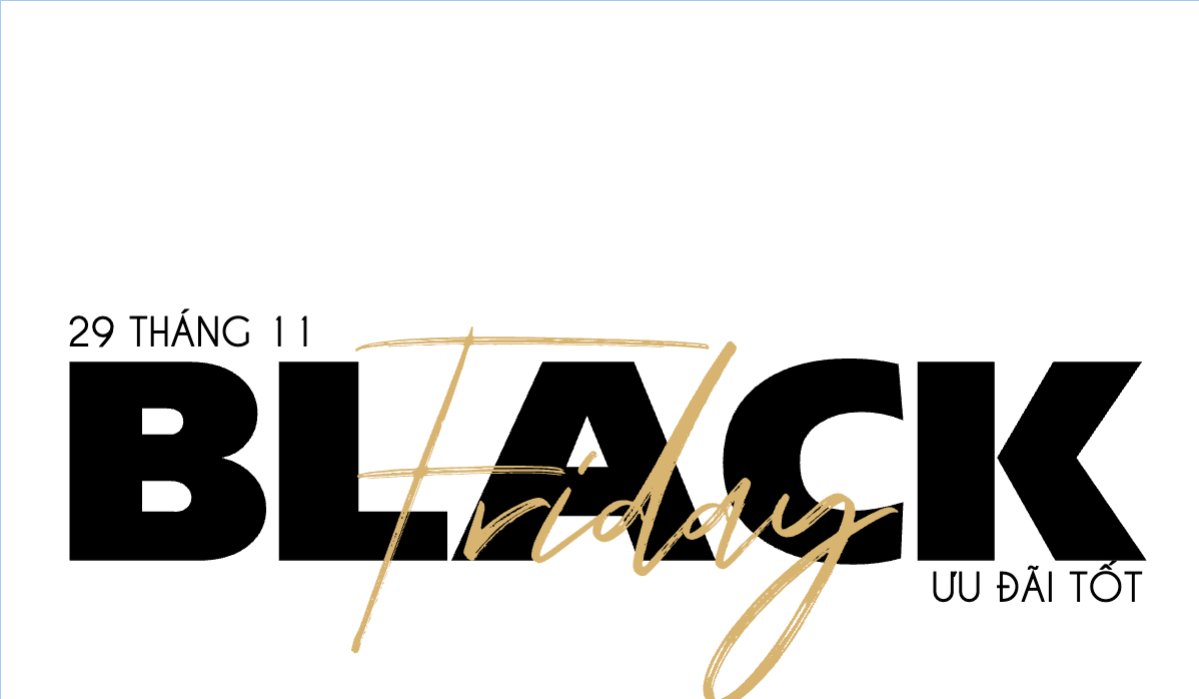 Mẫu Hashtag cầm tay Black Friday, sự kiện, event, chương trình, sale, thứ 6 đen tối — LayerPic