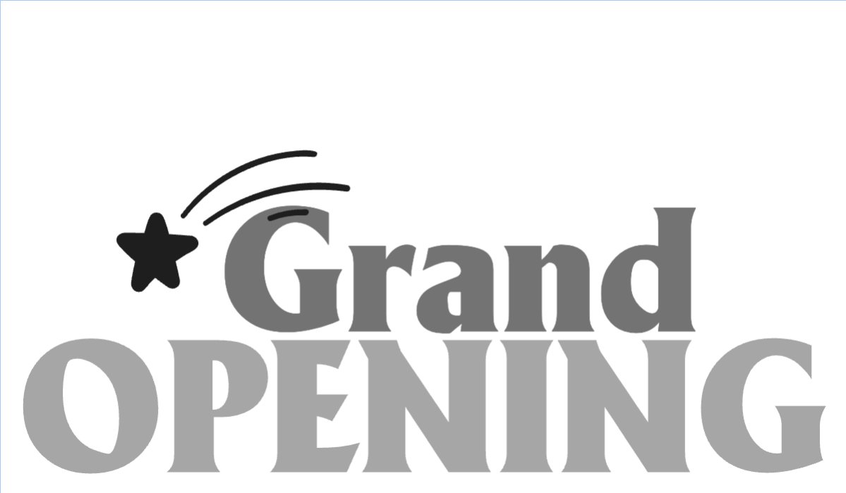 Mẫu Hashtag cầm tay Khai trương, grand opening, sự kiện, event, chương trình — LayerPic