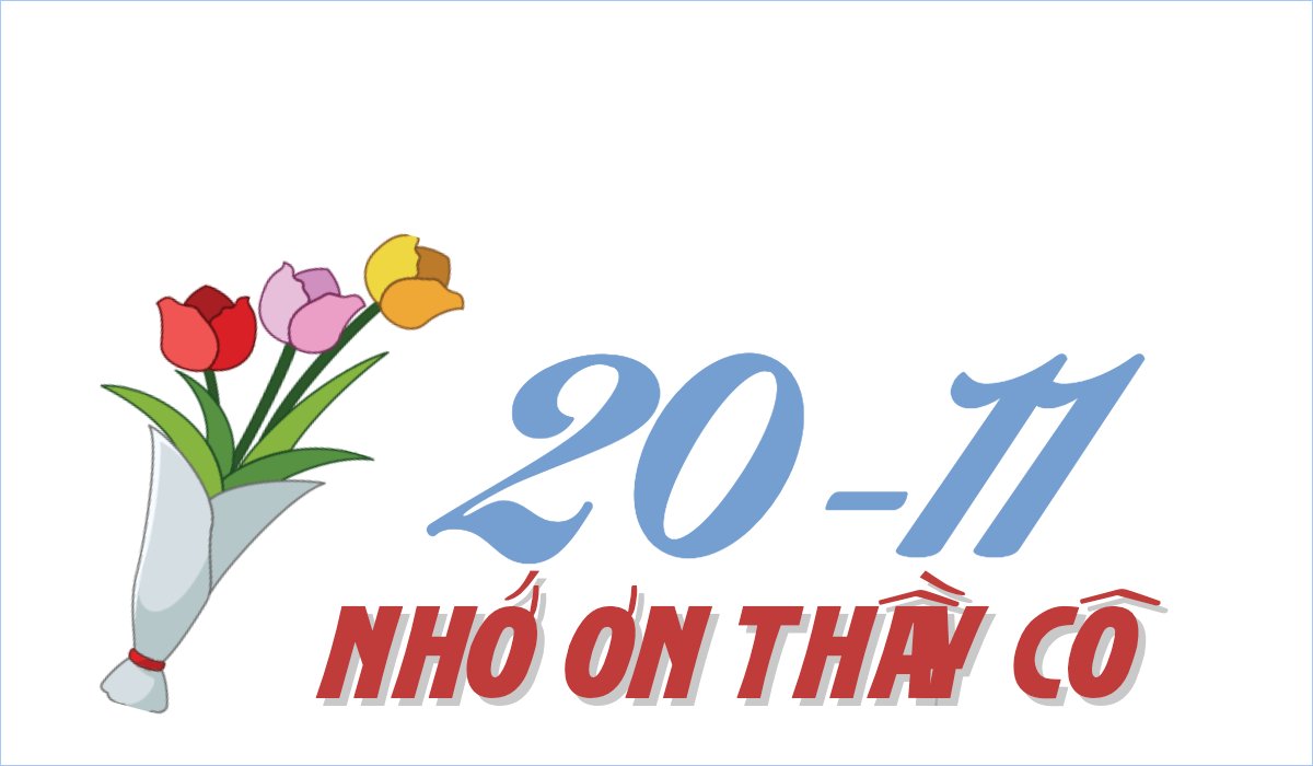 Mẫu Hashtag cầm tay Ngày nhà giáo, 20/11, Teacher's day, sự kiện, event, giáo dục, education, school, trường học — LayerPic