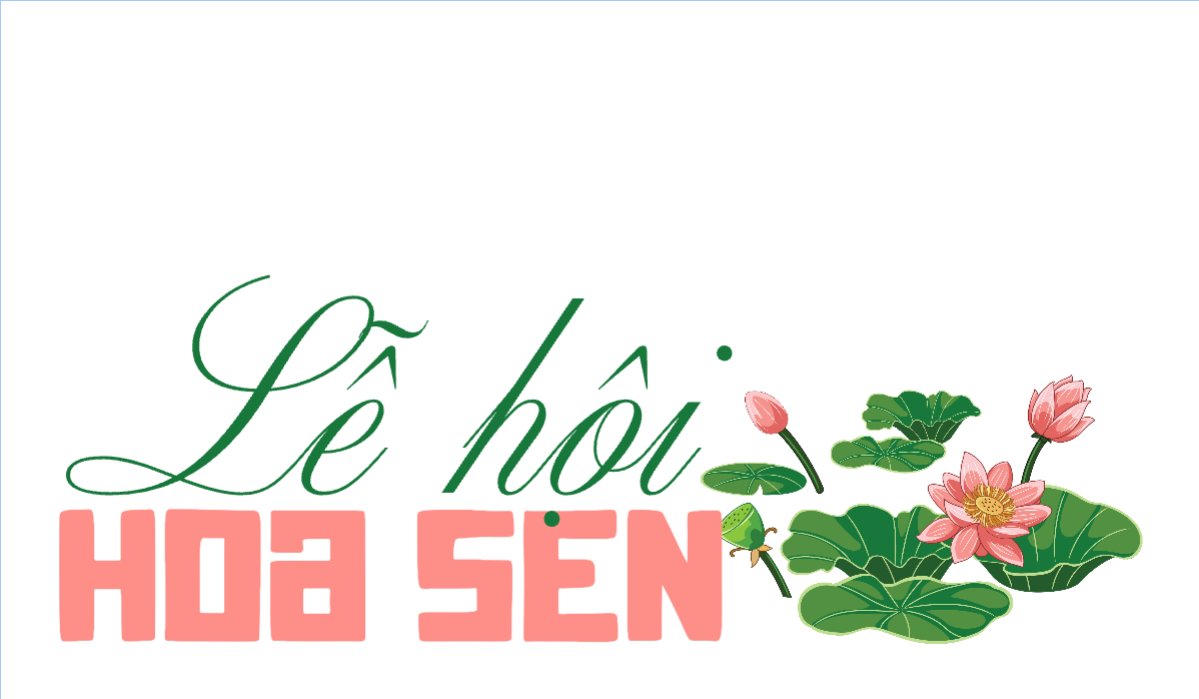 Mẫu Hashtag cầm tay Sự kiện, event, chương trình, lễ hội, hoa sen, sen — LayerPic
