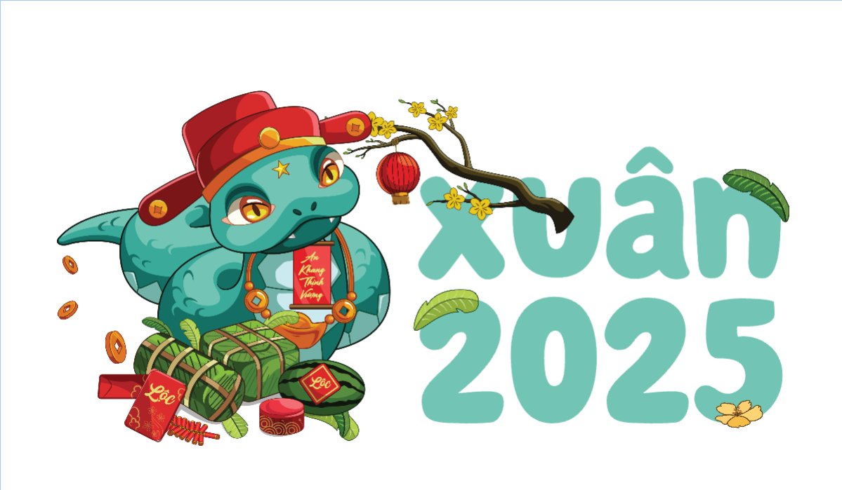 Mẫu Hashtag cầm tay Tết, Tết 2025, Xuân, Xuân 2025, Xuân Ất Tỵ, Tet holiday, sự kiện, event — LayerPic