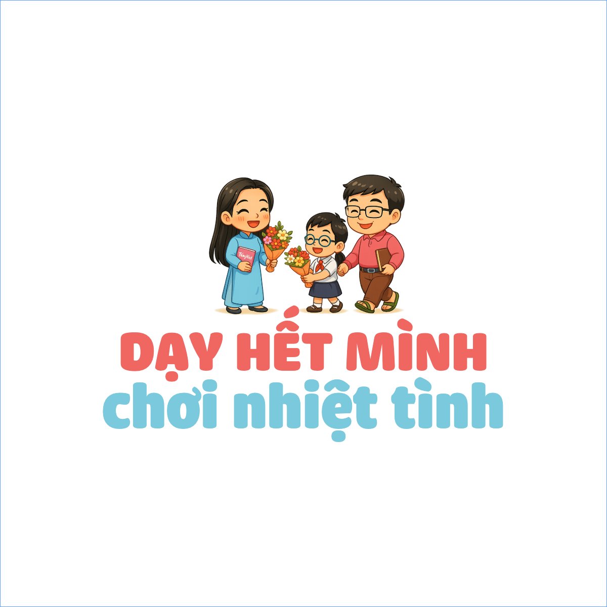 Mẫu Túi canvas Dạy hết mình chơi nhiệt tình — LayerPic