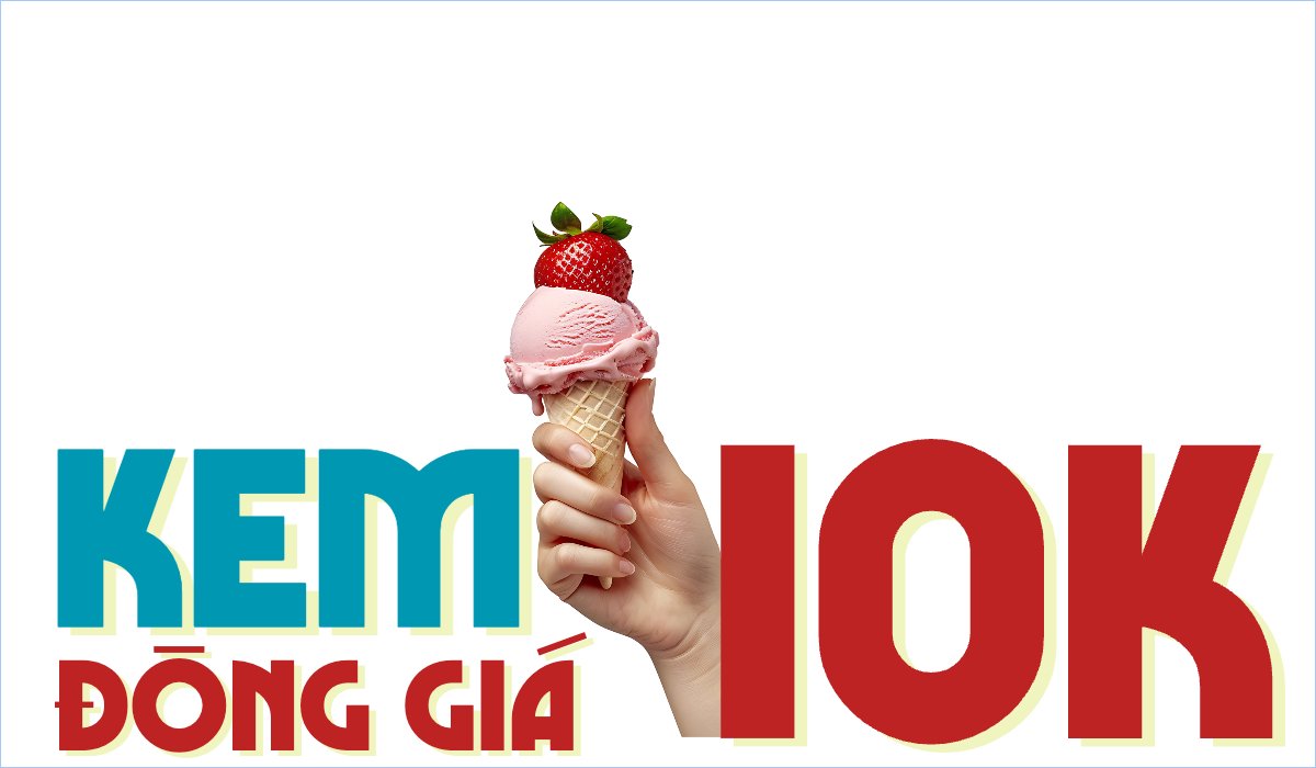 Mẫu Hashtag cầm tay Đồ ăn, food, thực phẩm, ẩm thực, món ăn, F&B, kem, ice-cream — LayerPic