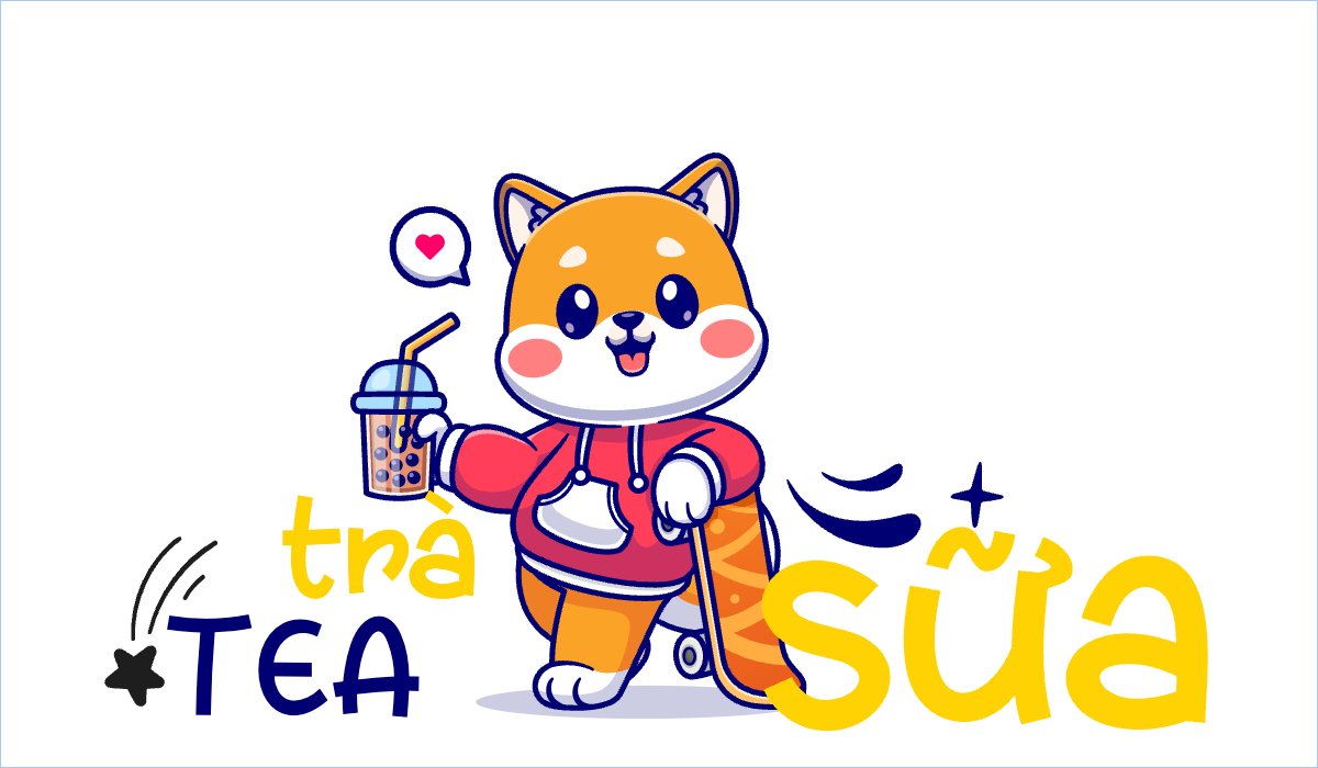 Mẫu Hashtag cầm tay Pet, thú cưng, thú nuôi, động vật, animal, trà sữa, milktea, drink, nước uống — LayerPic