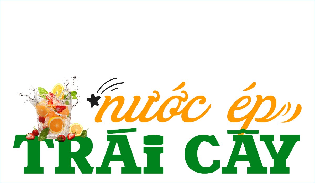 Mẫu Hashtag cầm tay Nước uống, juice, giải khát, F&B, drink — LayerPic