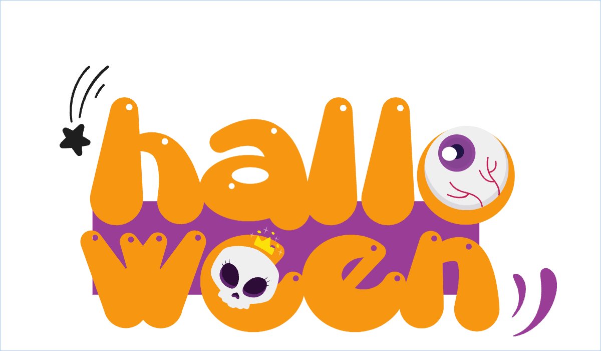 Mẫu Hashtag cầm tay Halloween, Sự kiện, event, chương trình, sale, giải trí, entertainment — LayerPic