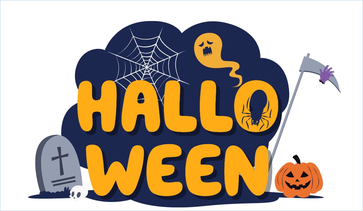 Mẫu Hashtag cầm tay Halloween, Sự kiện, event, chương trình, sale, giải trí, entertainment — LayerPic