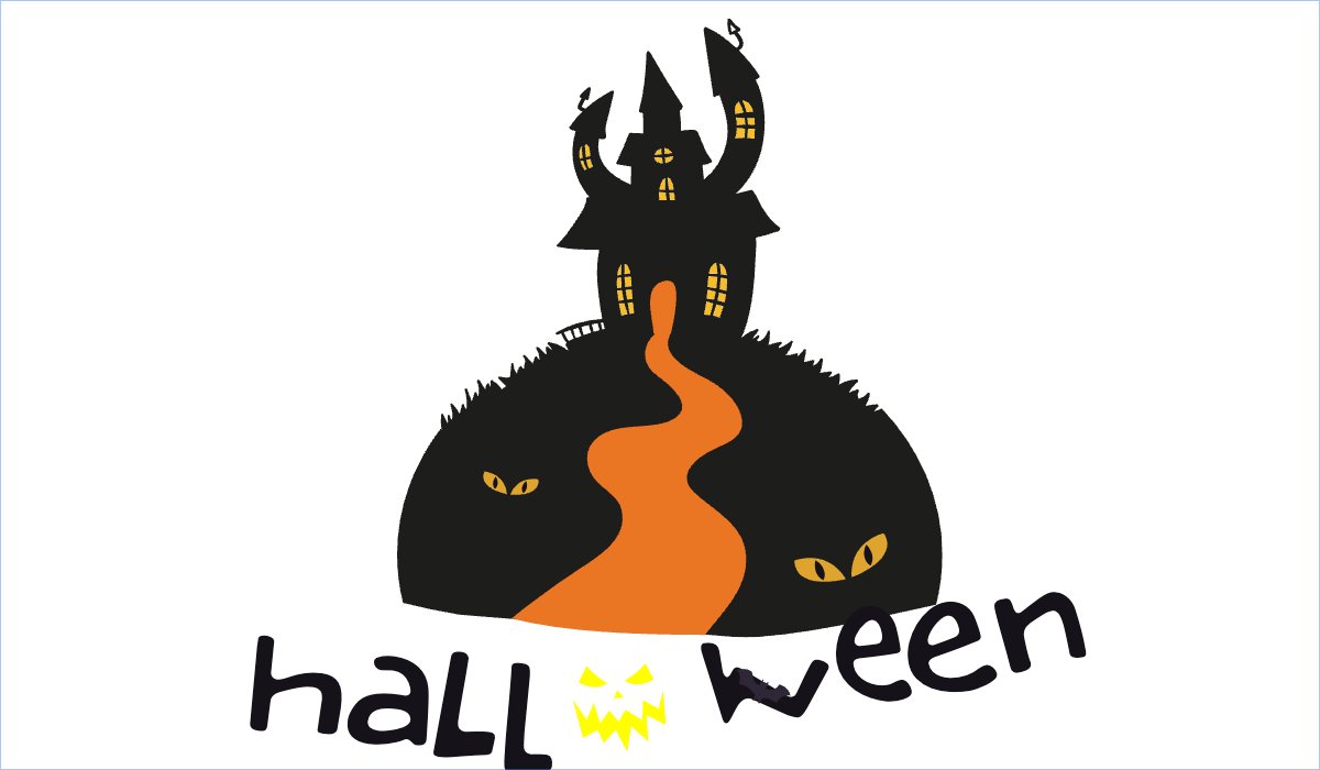 Mẫu Hashtag cầm tay Halloween, Sự kiện, event, chương trình, sale, giải trí, entertainment — LayerPic